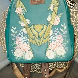 Loungefly Loki Infinity Saga Floral Backpack - Boxlunch Exclusive